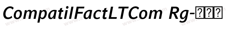 CompatilFactLTCom Rg字体转换